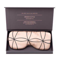 Silk Sleep Mask Pink Neo Geo
