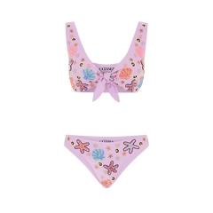 Orla Tie in the Middle Bikini Bottom Lilac