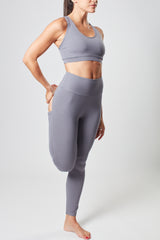 High Waisted Leggings - Grey