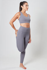 High Waisted Leggings - Grey