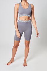 Low Rise Shorts - Pearl Grey