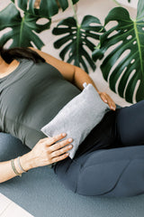 Aromatherapy Eye Pillow - Soft Plain Grey