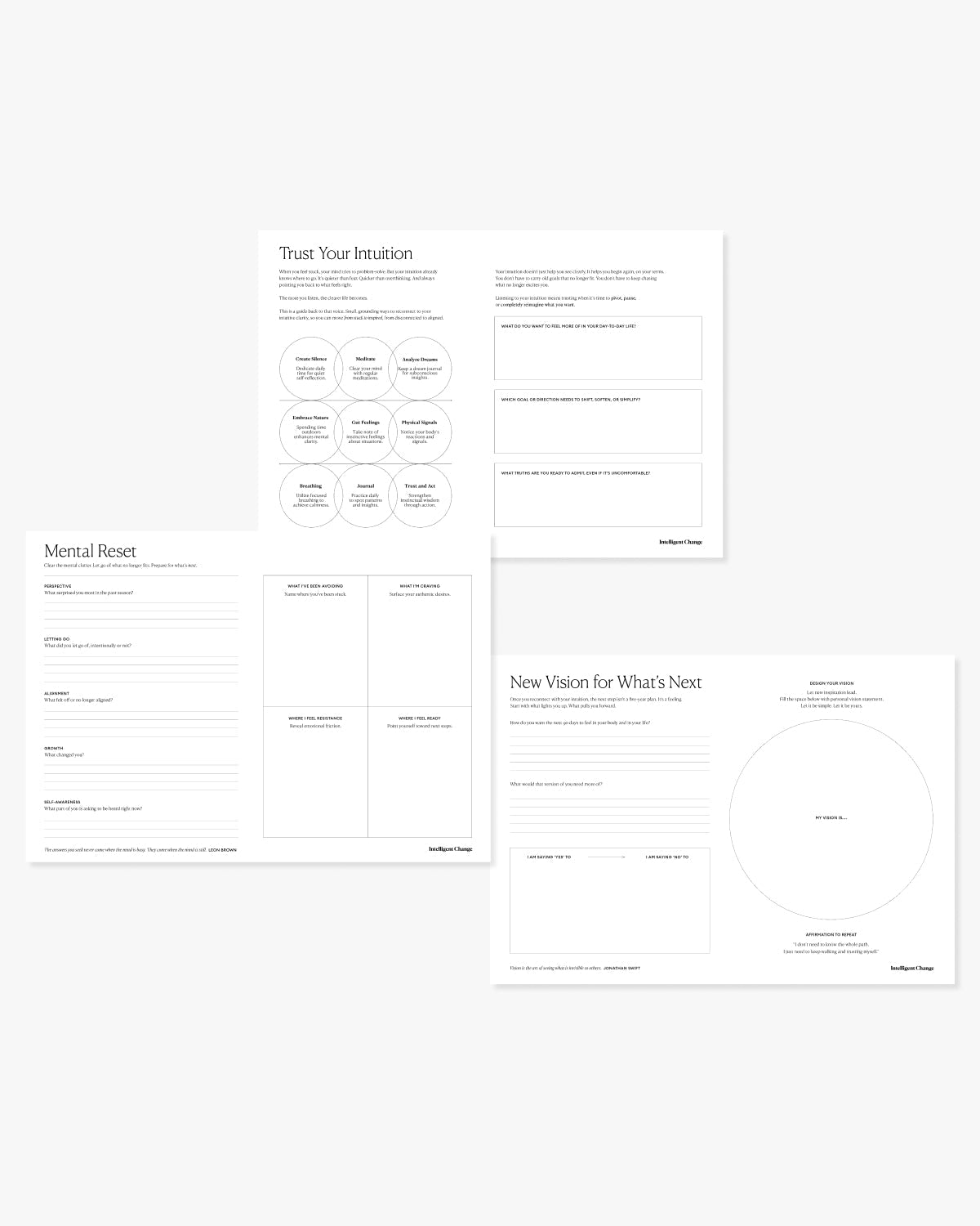 Stuck to Inspired in 3 Steps: Personal Clarity Workbook