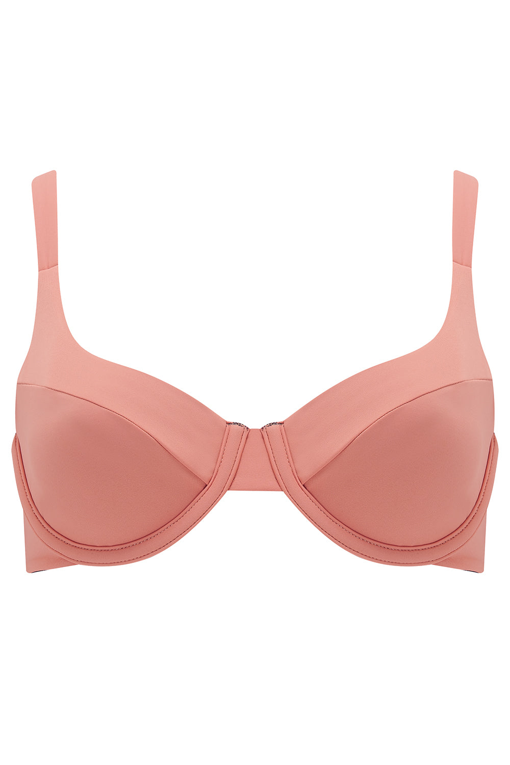 The 'Celine' Bikini Bra in Reversible Azura Rose