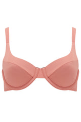 The 'Celine' Bikini Bra in Reversible Azura Rose