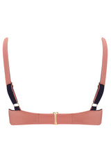 The 'Celine' Bikini Bra in Reversible Azura Rose