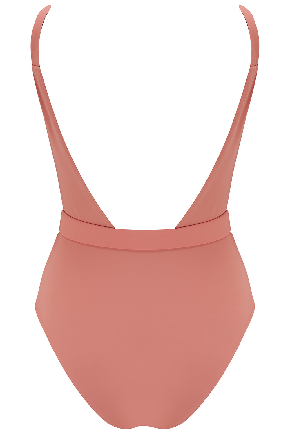 The 'Elle' One Piece in Reversible Azura Rose