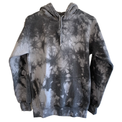 Tie-Dye Charcoal Hoodie