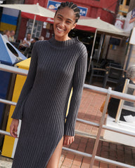 Medeina: Charcoal Merino Dress