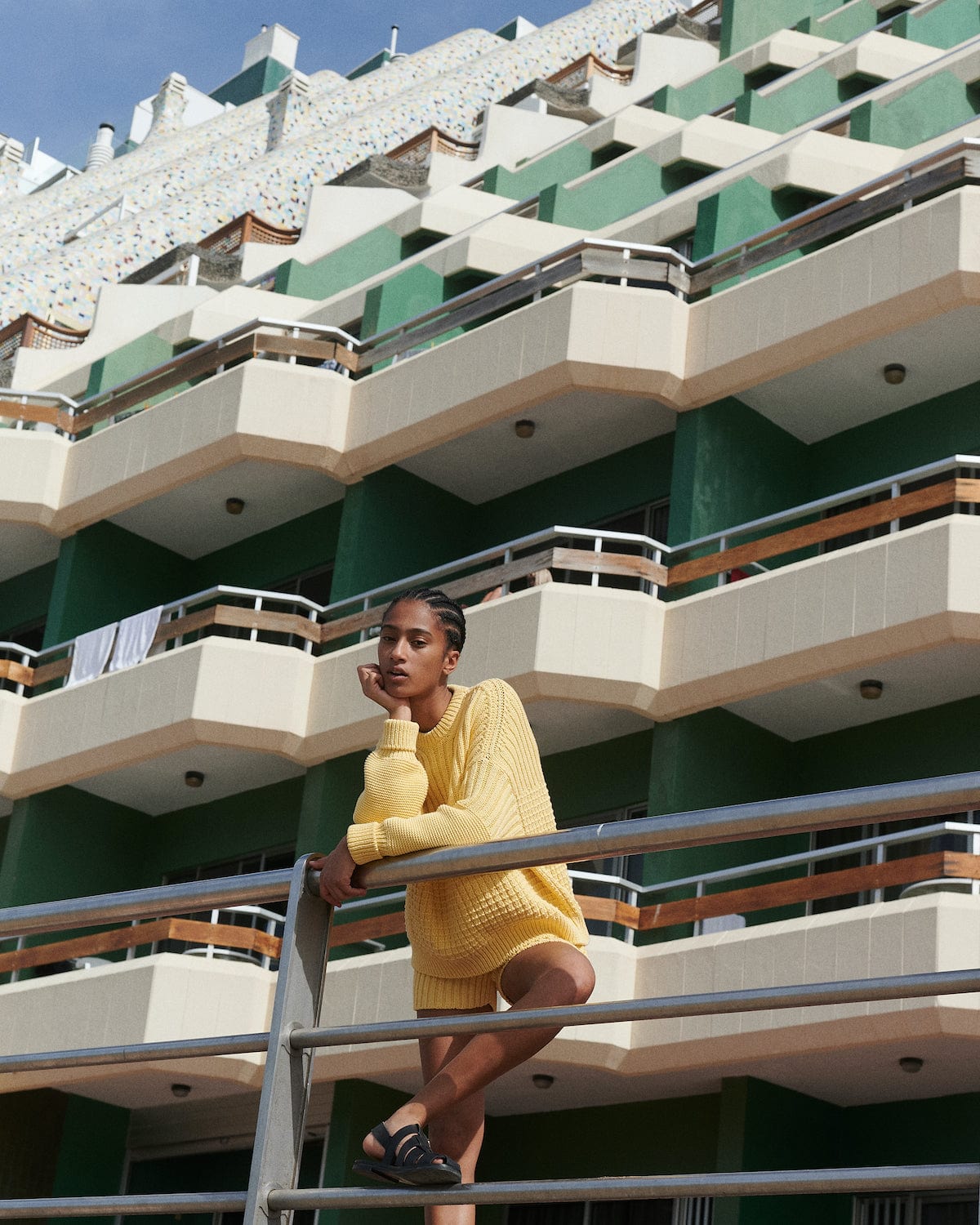 Delčia: Lemon Cotton Sweater
