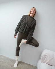 Vandenė: Nettle Merino Wool Leggings - Promo