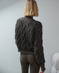 Nemunas: Nettle Merino Wool Cardigan - Promo