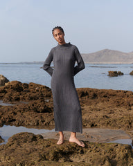 Medeina: Charcoal Merino Dress