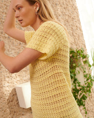 Vasara: Sunrise Yellow Mini Dress