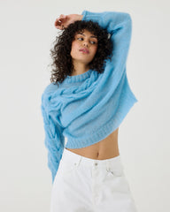 Jūra: Sea Glass Silk & Mohair Sweater