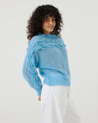 Jūra: Sea Glass Silk & Mohair Sweater