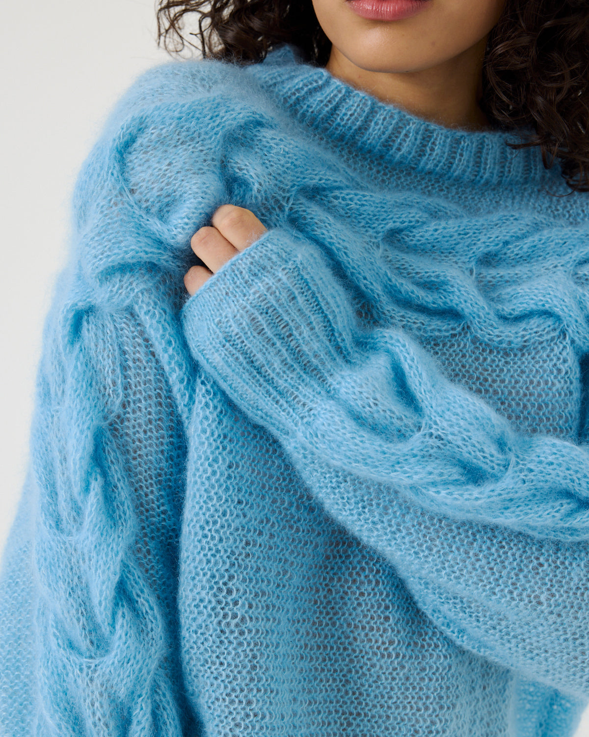 Jūra: Sea Glass Silk & Mohair Sweater