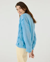 Twisted Erik: Seaglass Silk Mohair Cardigan