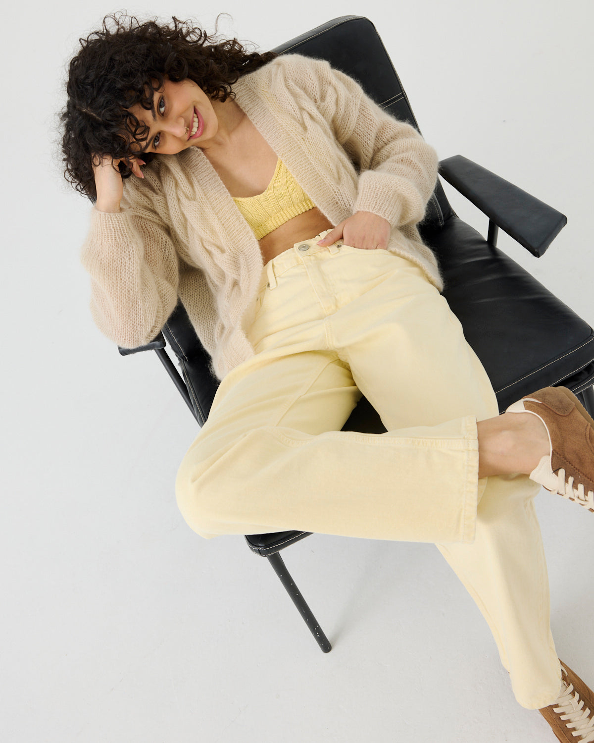 Twisted Erik: Cloud Silk Mohair Cardigan