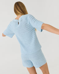 Žara Set: Dew Cotton Top and Shorts Set