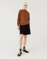 Ramuma: Cinnamon Brown Alpaca Wool Sweater