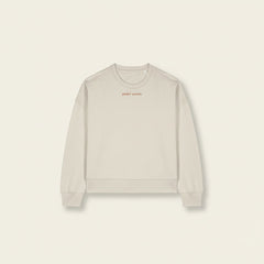 Padel Queen Cropped Sweatshirt – Organic Cotton (Rose Pink)