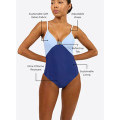 Timor One Piece Ocean Mist