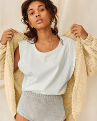 Tom: Butter Yellow Cardigan