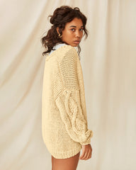 Tom: Butter Yellow Cardigan