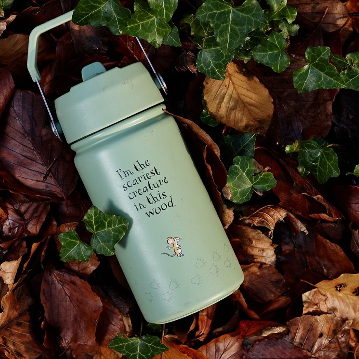 400ml Epic Gruffalo Stainless Steel Kids Water Bottle | Green | BOTL