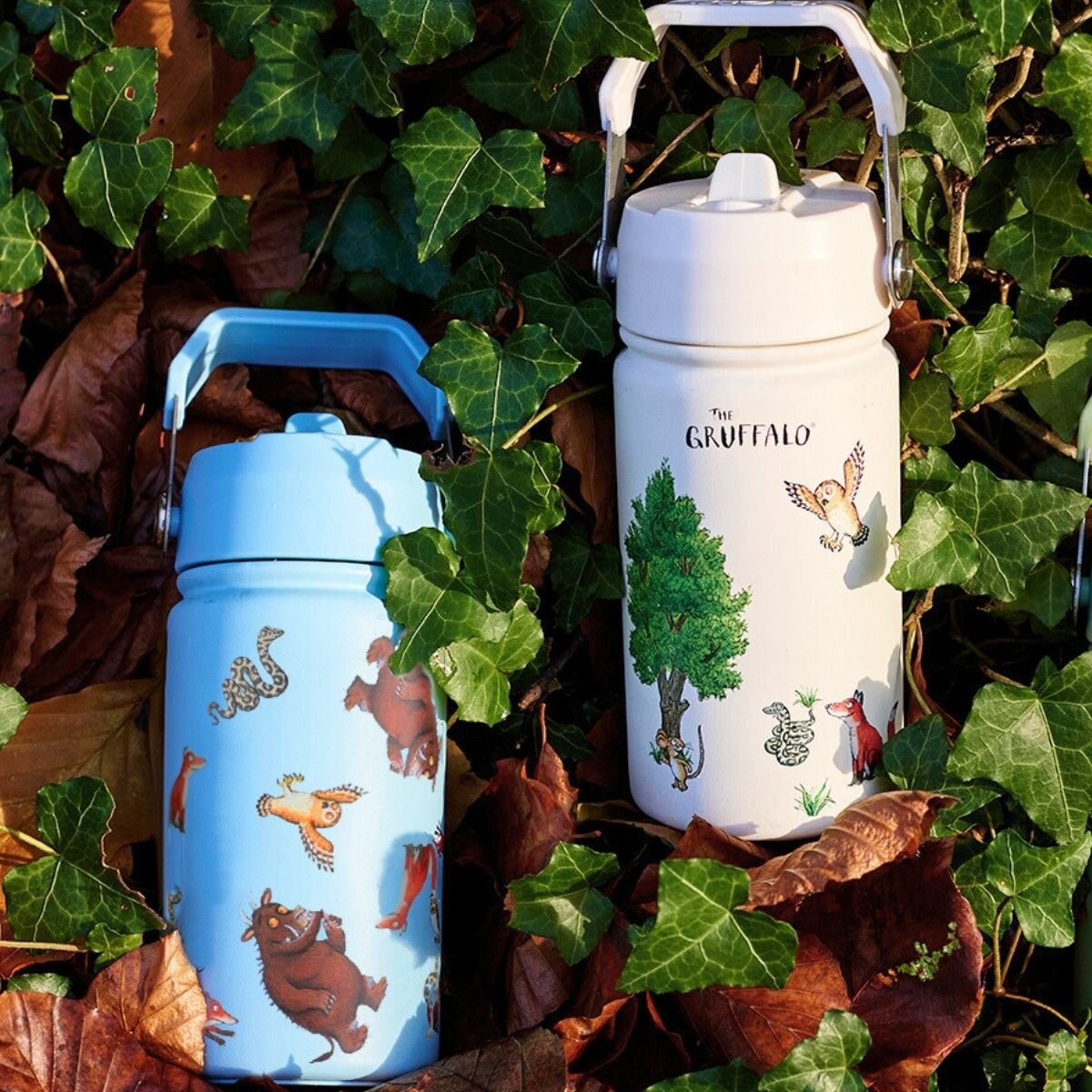 400ml Epic Gruffalo Stainless Steel Kids Drinks Bottle | Blue | BOTL