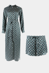 SILK LOUNGEWEAR BLACK CRYSTAL BUNDLE