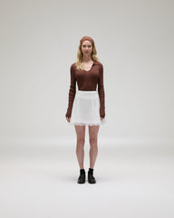 Samantha Long Sleeve Knit Polo