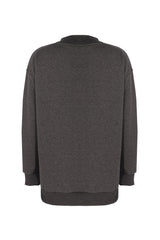 VINTAGE OVERSIZE SWEATSHIRT - ANTHRACITE