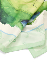 Golf Silk Scarf 90