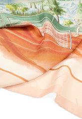 Tennis Silk Scarf 90