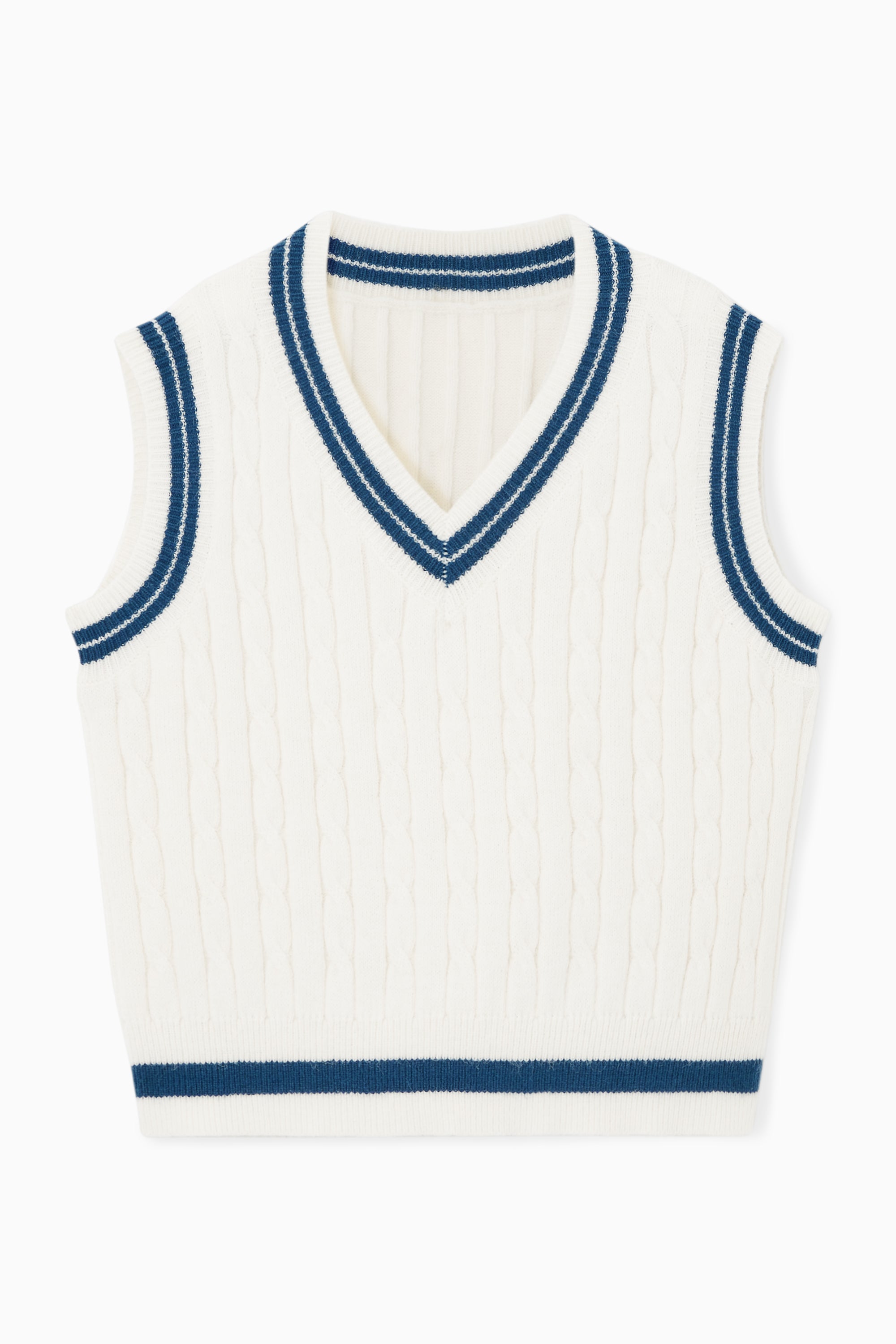 Anne Sweater Vest - White