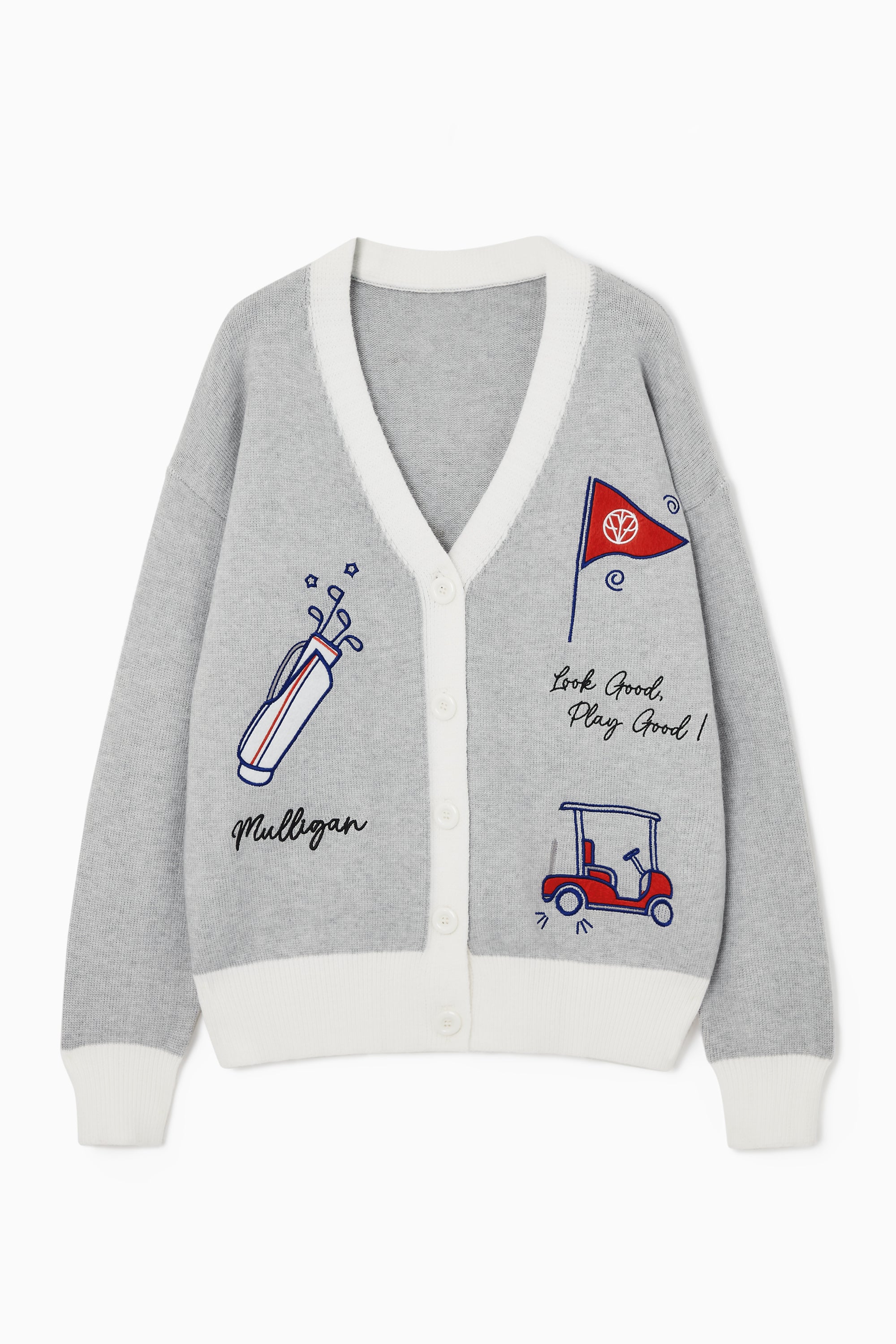 Sophie Cardigan - Grey Multi