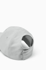 Waterproof High Pony Hat - Light Grey