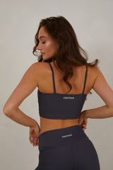 Longline Sports Tank Bra, Midnight Blue