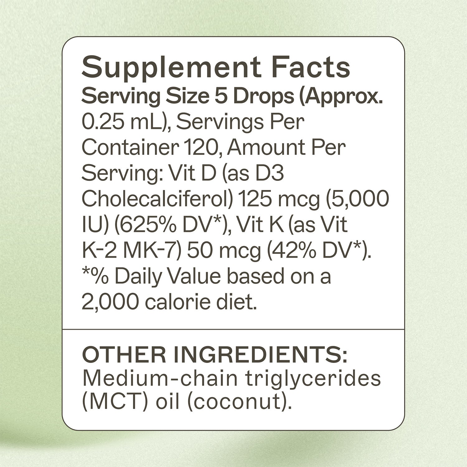 Vitamin D3/K2 Liquid