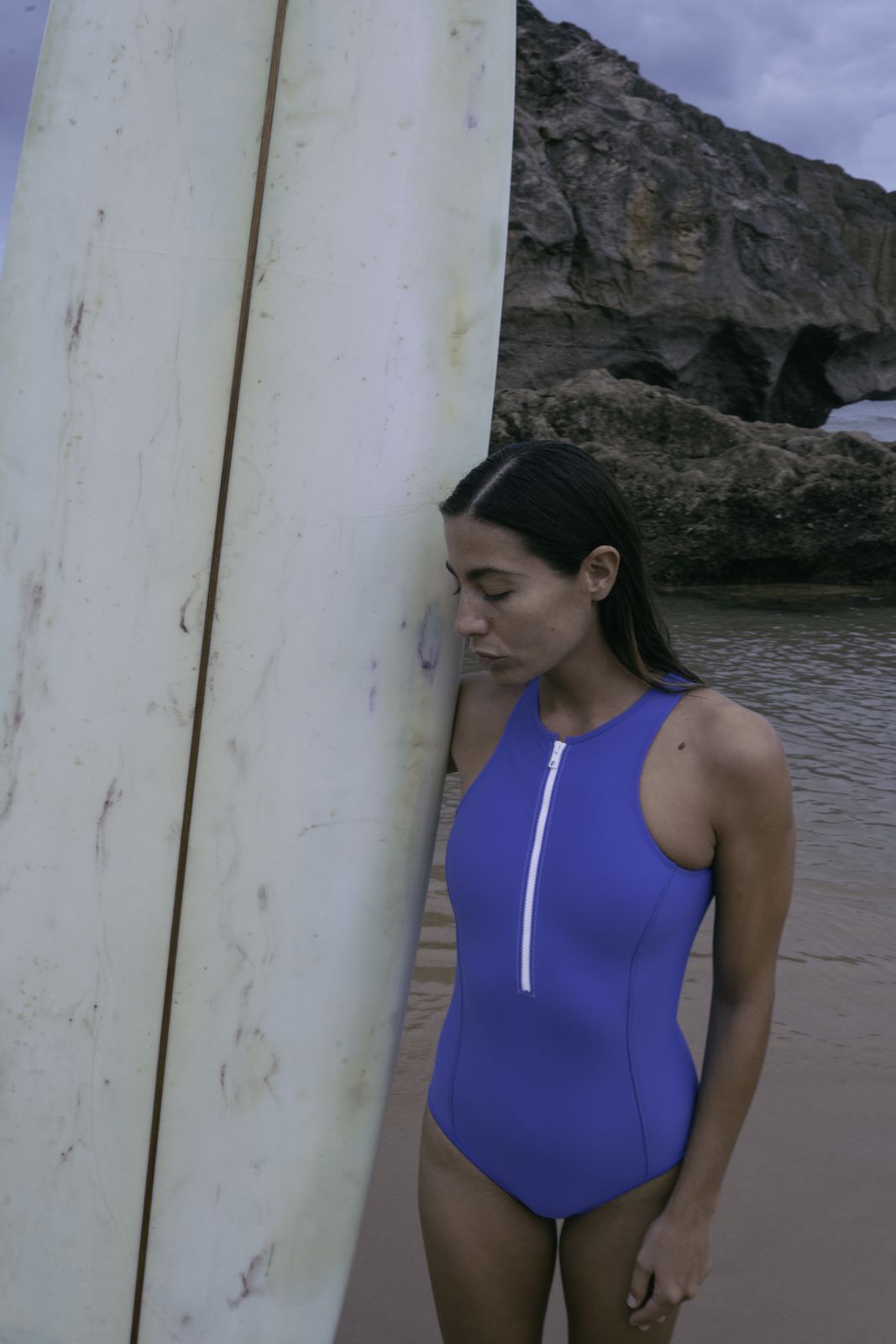 Yemaya One Piece Sleeveless Swimsuit ― Cobalt Blue