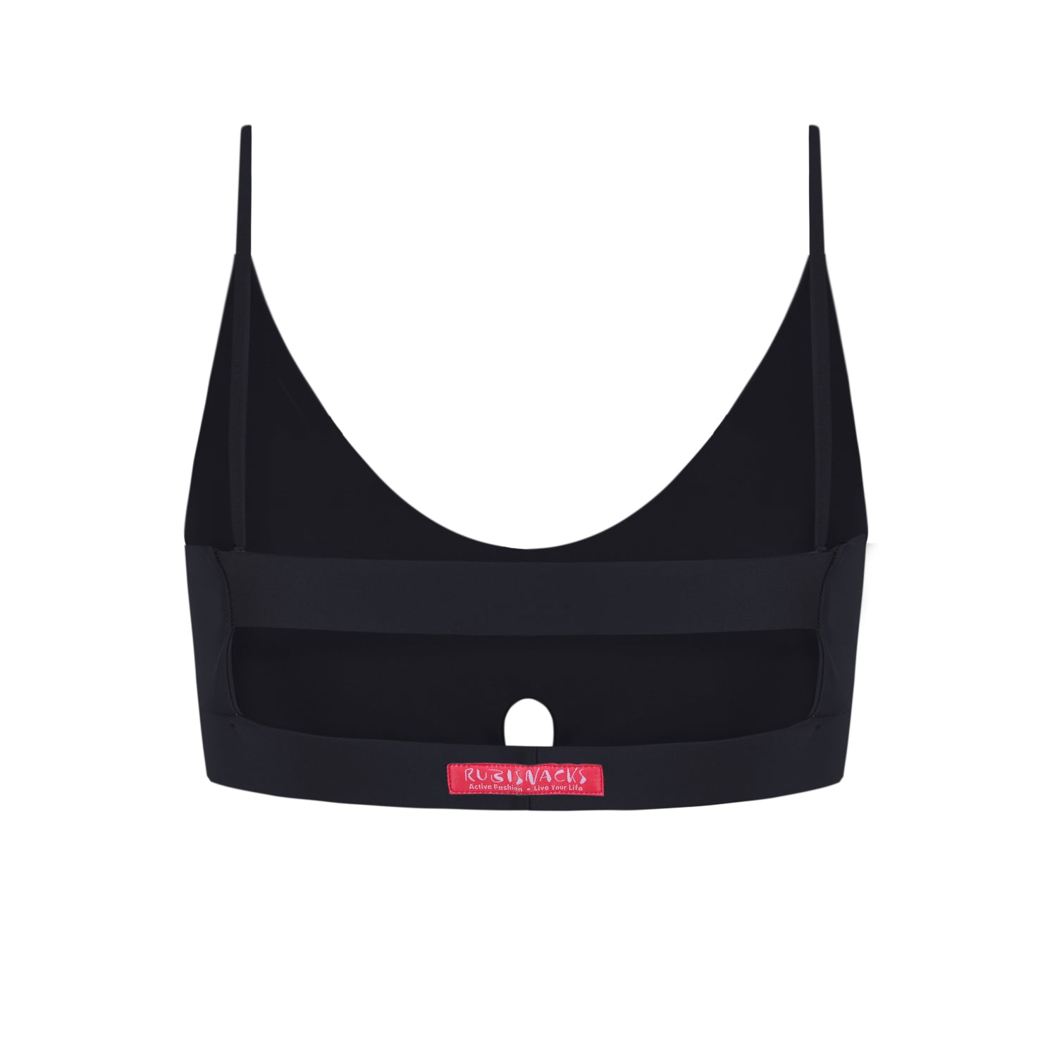 Nero Black Artemis Sports Bra in ECONYL®