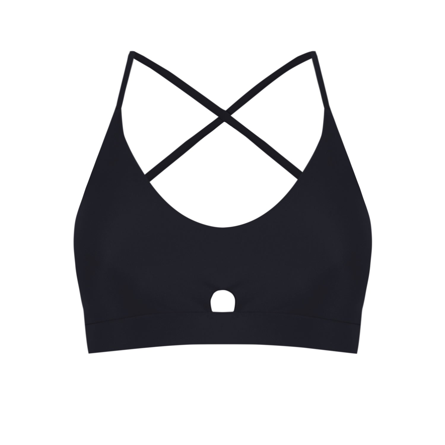 Nero Black Artemis Sports Bra in ECONYL®