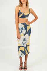 Sunshine Bloom Co-Ord Top Oceanus X by Poppy