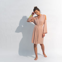 Lovely Break Robe Nude