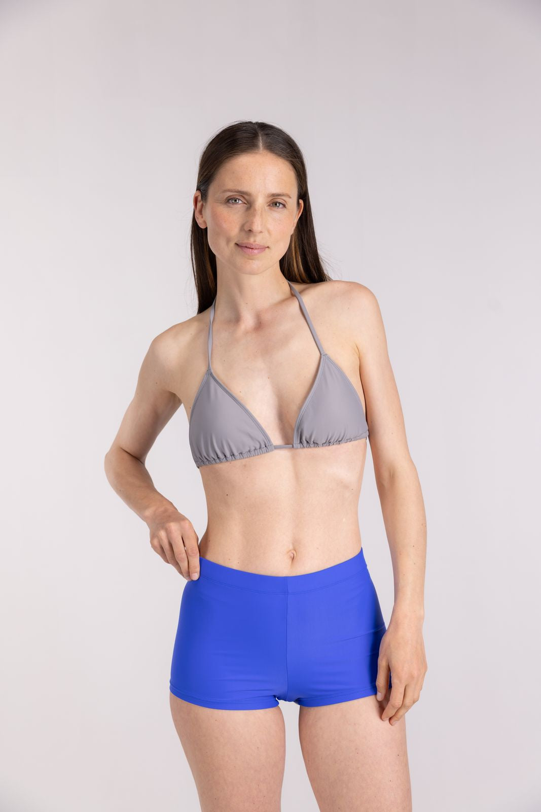 Bikini Top Triangle ― Seal Grey