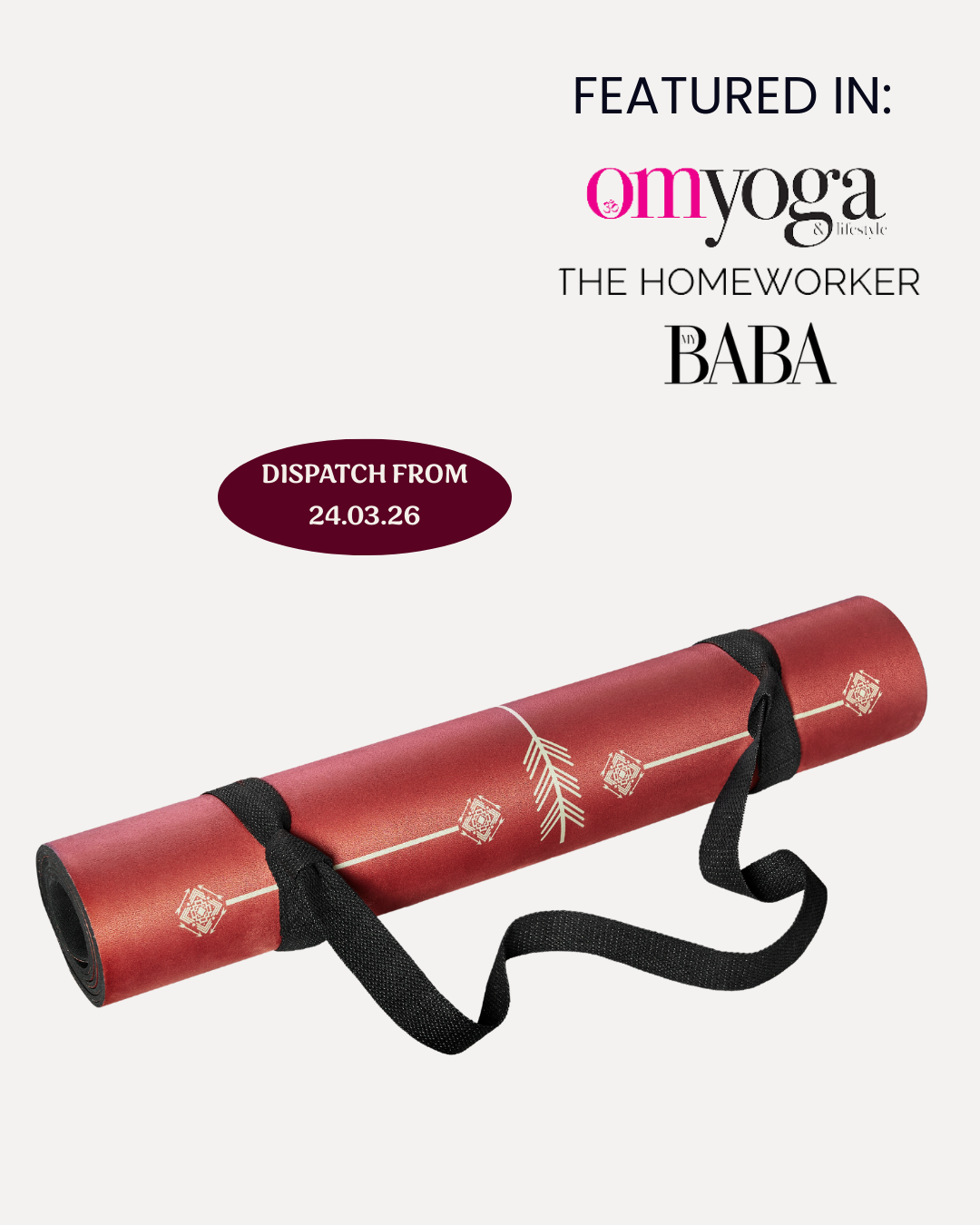 Warrior Red Velvet - Sustainable Yoga Mat