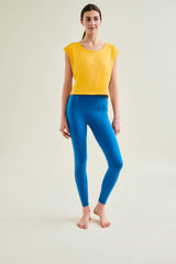 Cropped Dance Vest - Sunshine