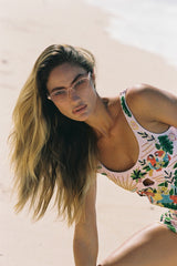 Oceanus X SOJOS Darling Sunglasses Brown